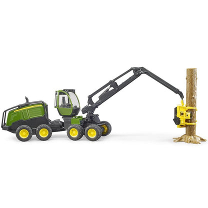 Bruder John Deere 1270G Harvester mit Baumstamm