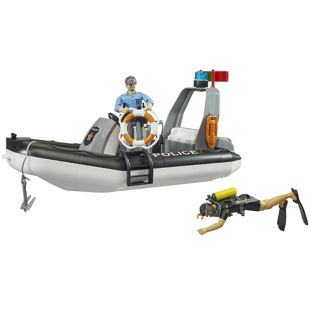 Brother Police Inflatable Boat