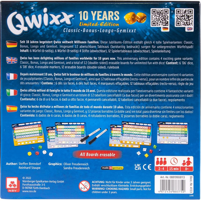 Nuremberg Qwixx 10 ans édition (mult)