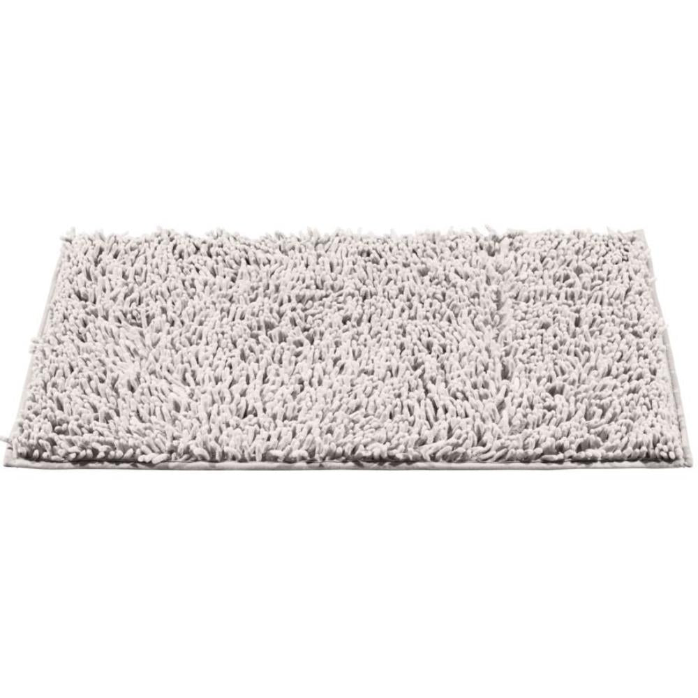 Wenko Badematte Chenille 50x80cm, hell grau