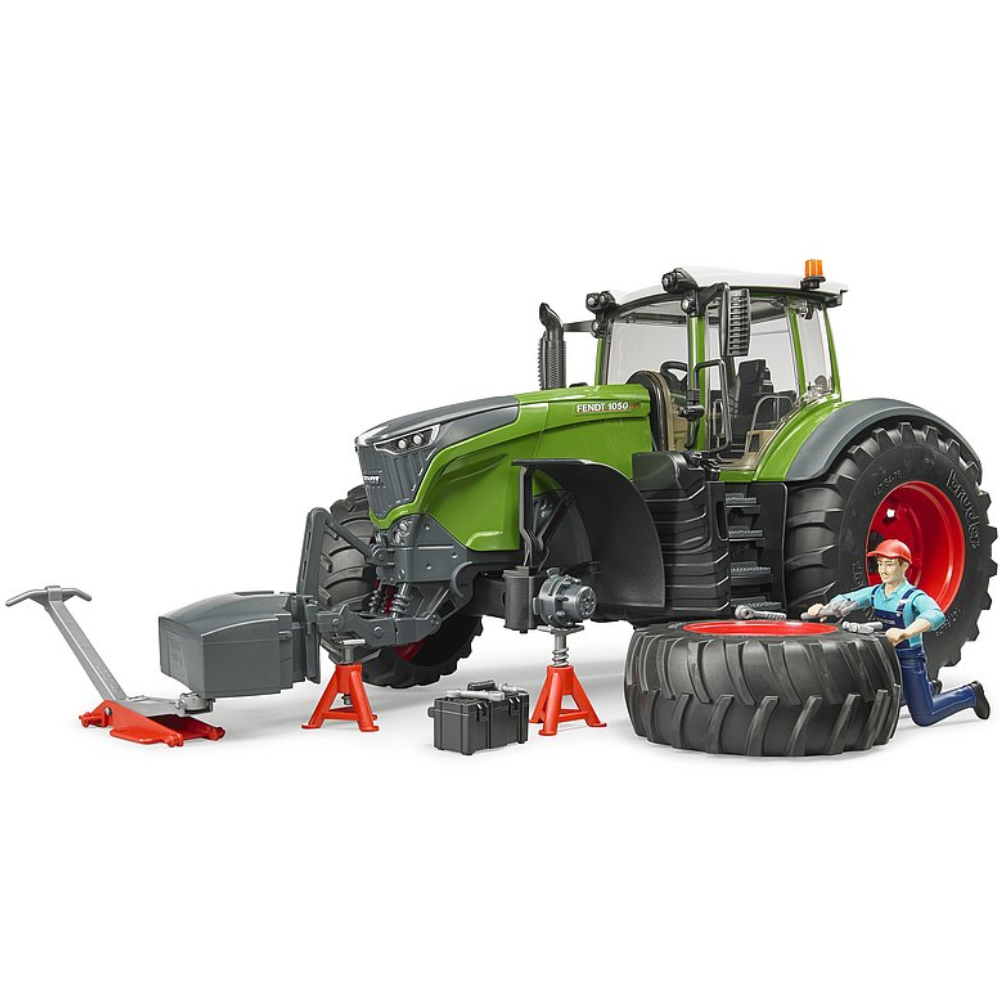 Bruder Fendt 1050 Vario mit Mechaniker & Werkstattausstattung