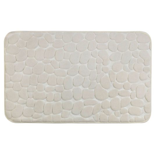 Wenko bath mat Memory Foam, Pebbles beige