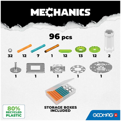 Geomag Mechanics Magnetic Motion 96 Teile