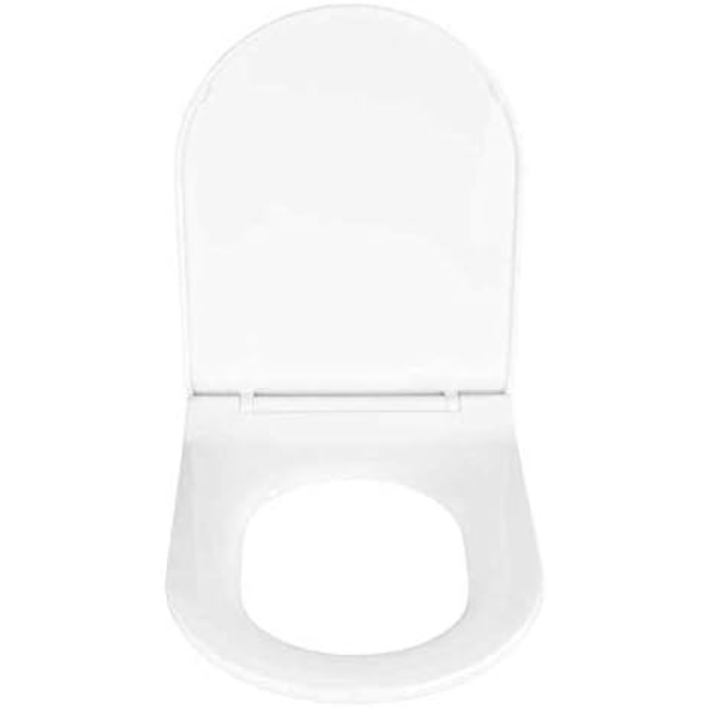 Abattant WC Wenko Habos blanc, Easy Close, thermoplastique