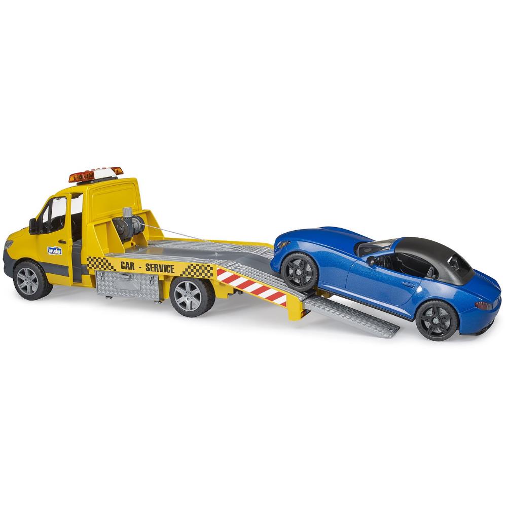 Bruder Mercedes Benz Sprinter Autotransporter mit Light & Sound Modul