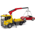 Bruder Scania Super 560R Abschlepp-LKW mit Roadster – Produktbild 1