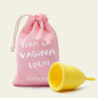 einhorn Menstruationstassen PapperlaCup Set, Gr. S & M