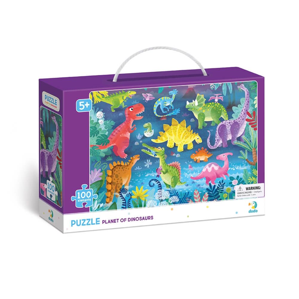 dodo Puzzle Dinosaurier, 100 Teile