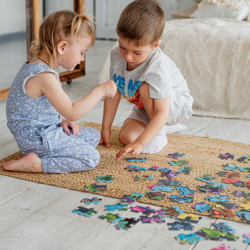 dodo Puzzle Dinosaurier, 100 Teile