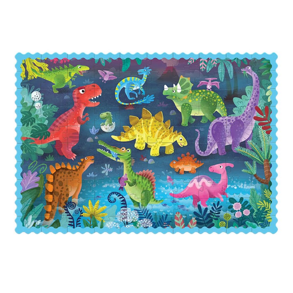 dodo Puzzle Dinosaurier, 100 Teile