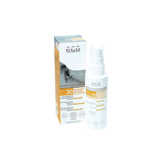 Eco Cosmetics Huile Solaire SPF30 Spray - transparent, 50 ml