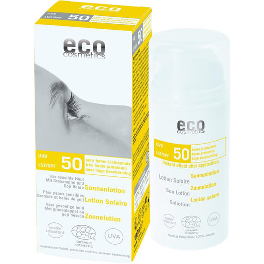 Lotion solaire Eco Cosmetics SPF 50, 100 ml