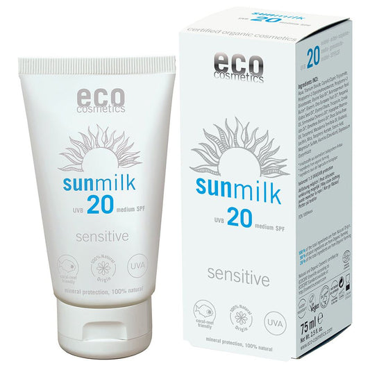 Eco Cosmetics Lait Solaire SPF20, 75 ml