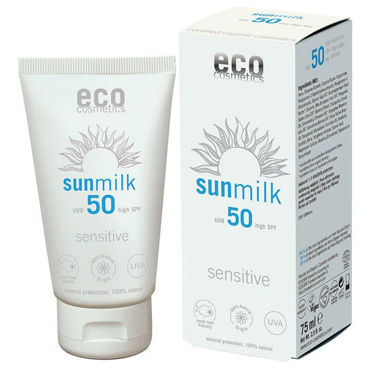 Eco Cosmetics Lait Solaire SPF50, 75 ml