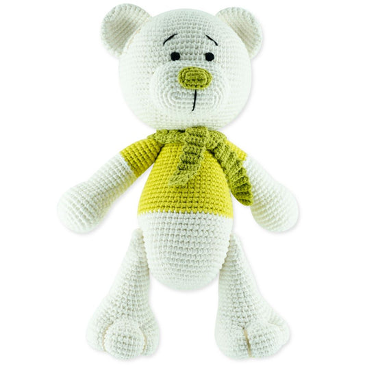 MIMIMI DOLLS crochet bear sitting