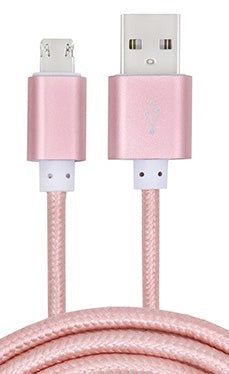 iPhone &amp; Android 2in1 charging and data cable, 1 m, gold