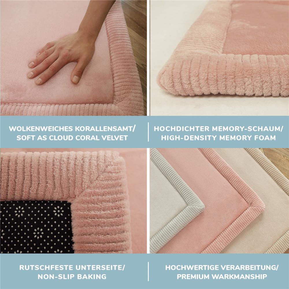 Hakuna Matte Samtmatte, Wolke, 2 x 1.5 m, Pink