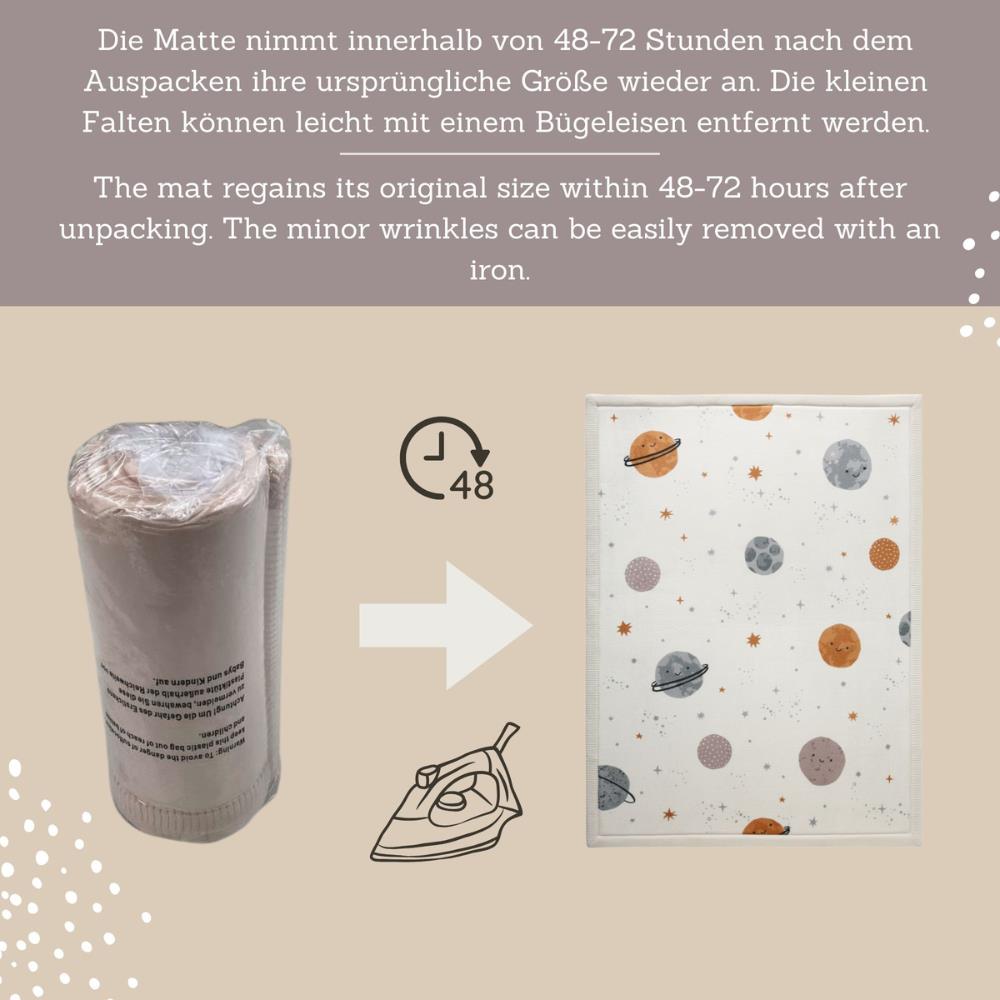 Hakuna Matte Samtmatte, Wolke Spielmatte, 2 x 1.5 m, Happy Planets