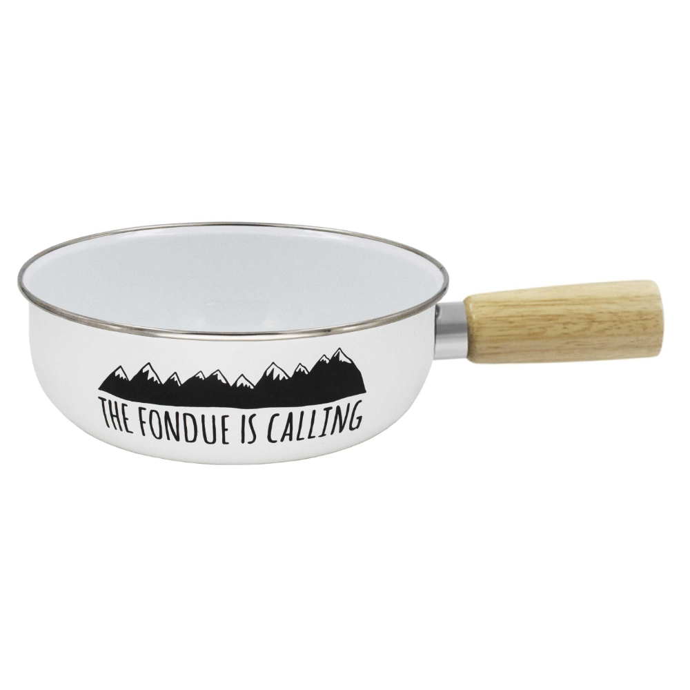 FONDUE IS CALLING Caquelon emailliert, 21 cm