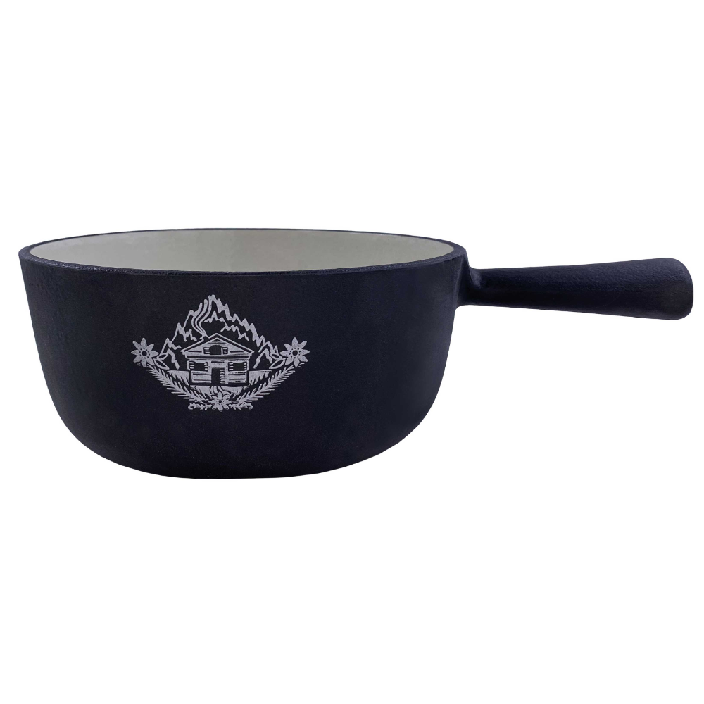 CHALET Caquelon schwarz, 20 cm
