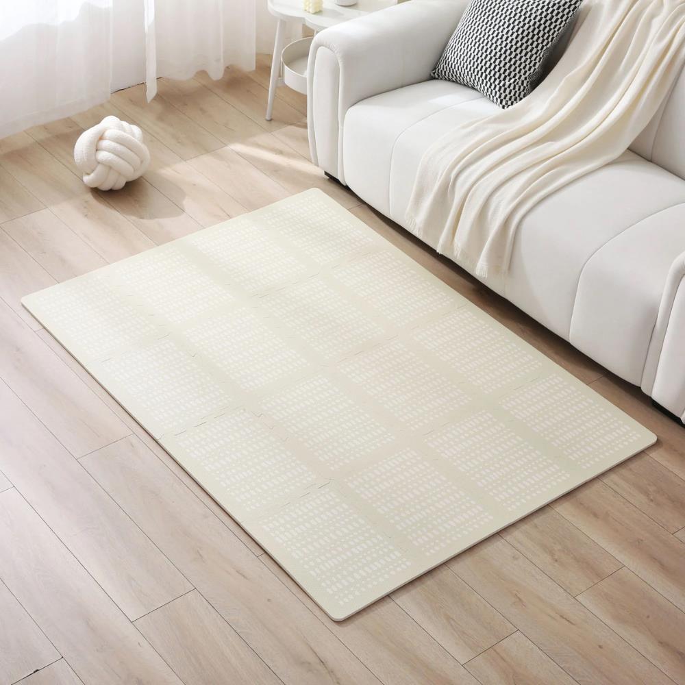 Hakuna Mat XL Puzzle Mat, Hygge, Beige, 1.8 x 1.2 m