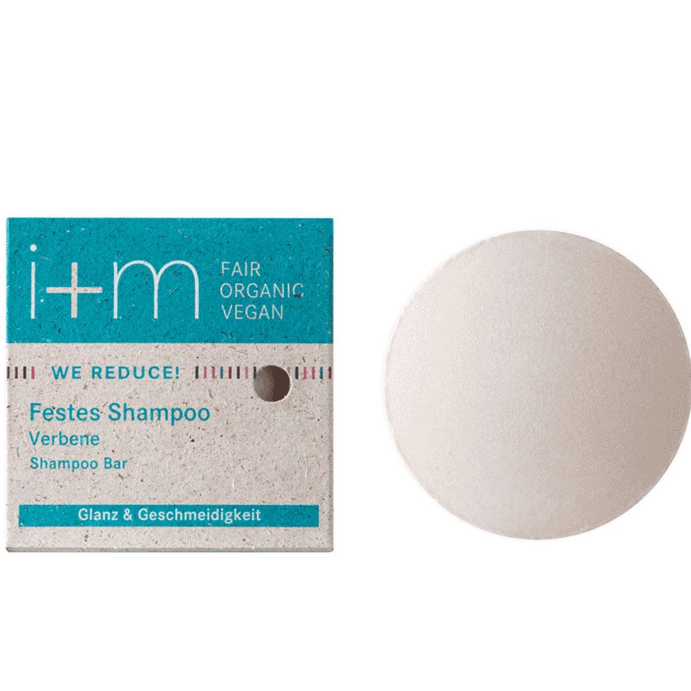 I+M Naturkosmetik Solid Shampoo Verbena, 50 gr