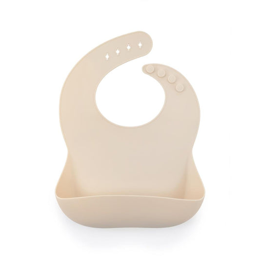 * SOINA silicone bib, ivory