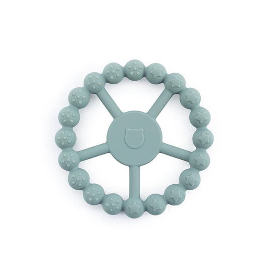 SOINA silicone teething ring Madlen, baby blue