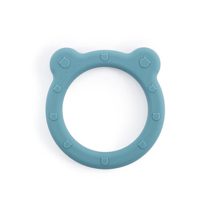 SOINA silicone teething ring Noam, sky blue