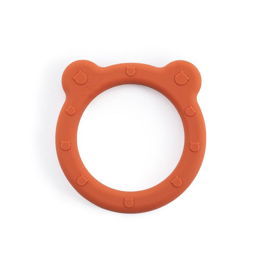 SOINA silicone teething ring Noam, orange
