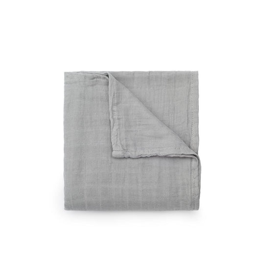 * Couverture multifonctionnelle en mousseline SOINA, 120 x 120 cm, gris