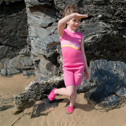 Konfidence wetsuit Warma pink, 6-7 years, pink