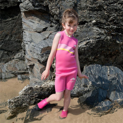 Konfidence wetsuit Warma pink, 6-7 years, pink