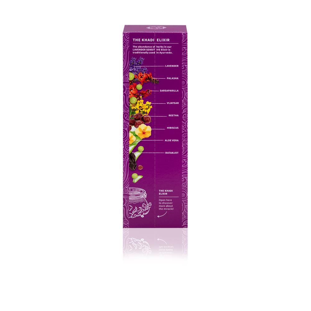 Khadi Ayurvedic Elixir Shampoo Lavender Sensitive, 200 ml