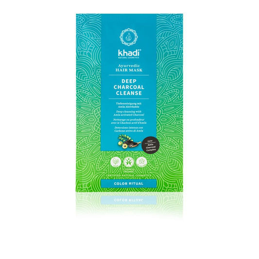 khadi hair mask Deep Charcoal Cleanse, 50 g