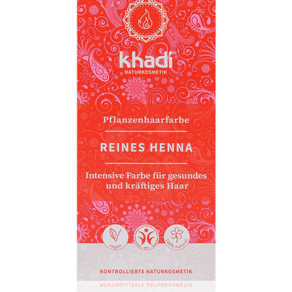 Khadi Coloration végétale Pure Henné Rouge, 100 g