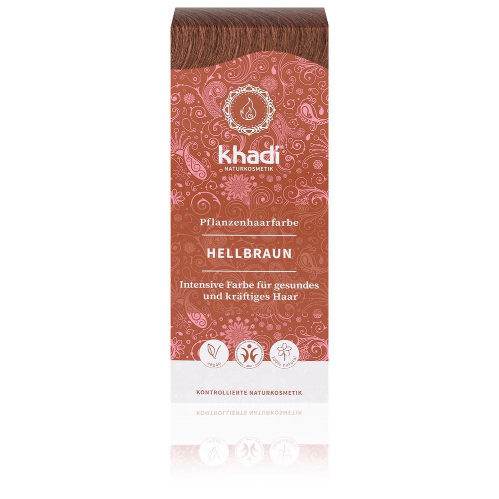 khadi herbal hair colour light brown, 100 g