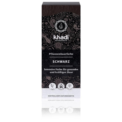 khadi herbal hair colour black, 100 g