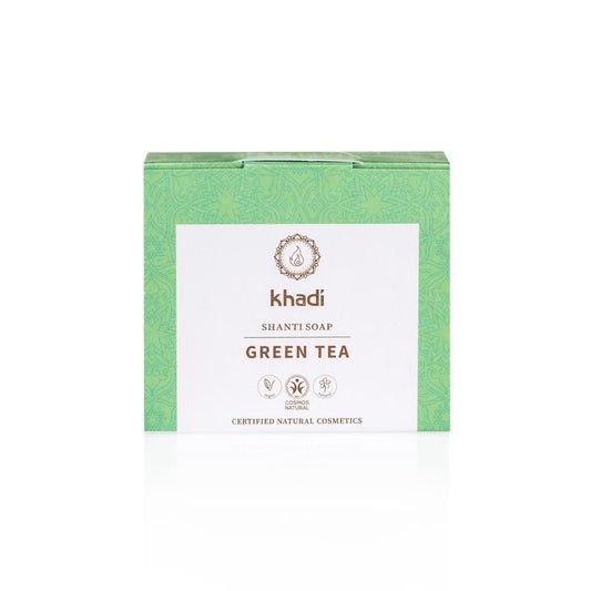 khadi Shanti Soap Green Tea, 100 g