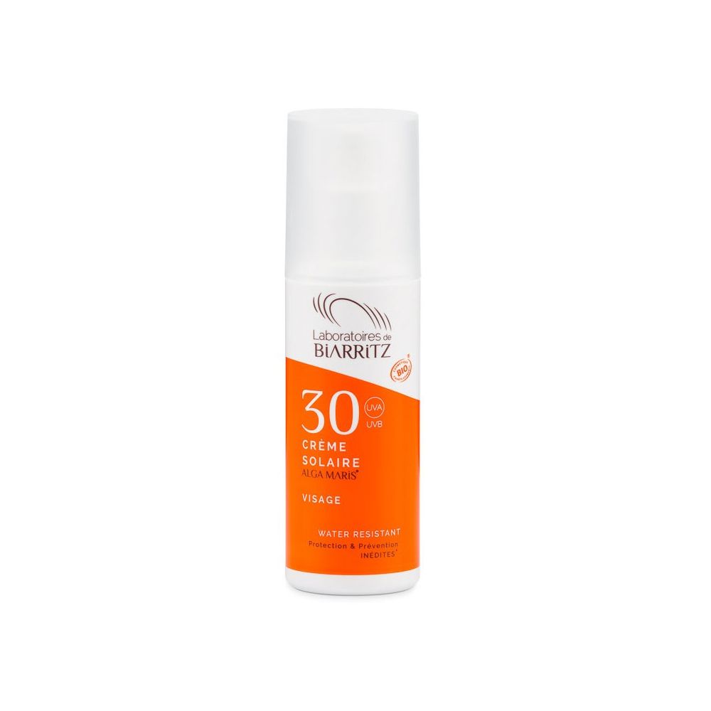 Laboratoires de Biarritz Alga Maris Crème Solaire Visage SPF 30