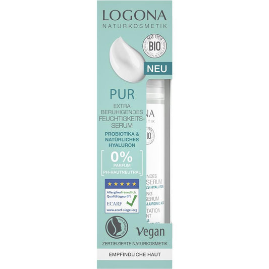 Logona Gesichtsserum Extra beruhigend Feuchtigkeit 30 ml