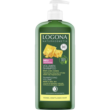 Logona Volume Shampoo Beer&amp;Honey, 750 ml