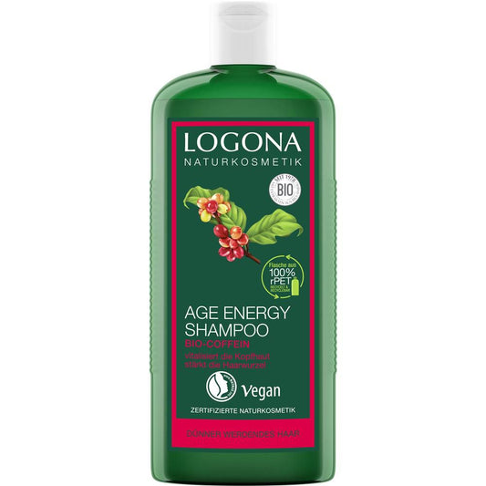 Logona Age Energy Shampoo Organic Caffeine, 250 ml