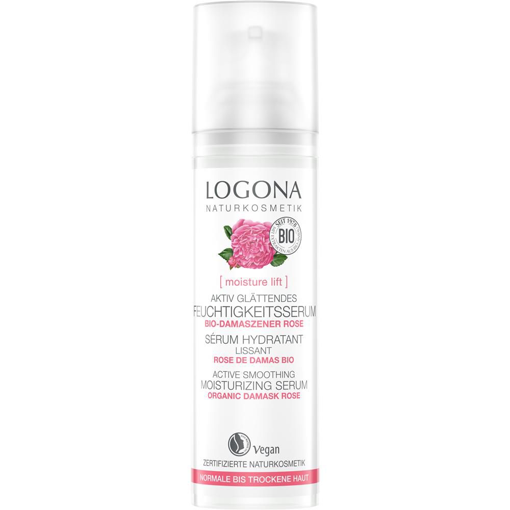 Logona Rose Feuchtigkeits-Serum Glättend, 30 ml