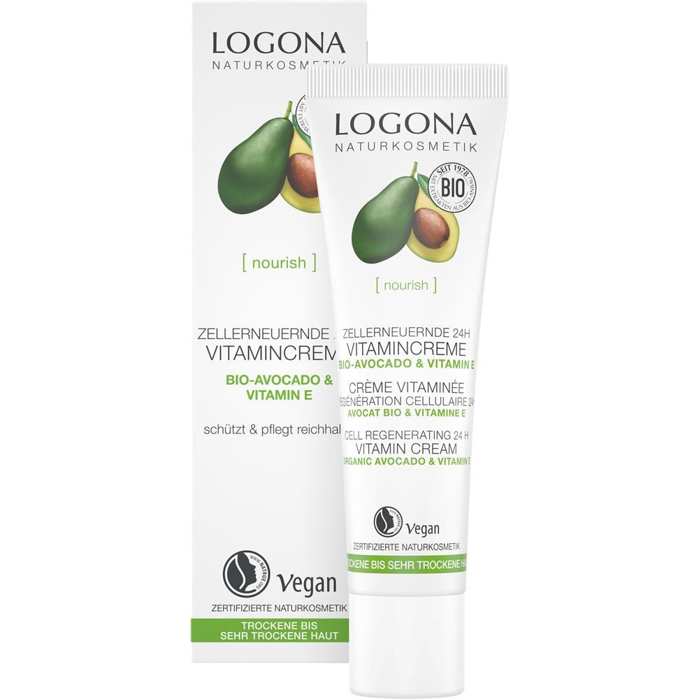 Logona Avocado Vitamincreme 24h zellerneuernd, 30 ml