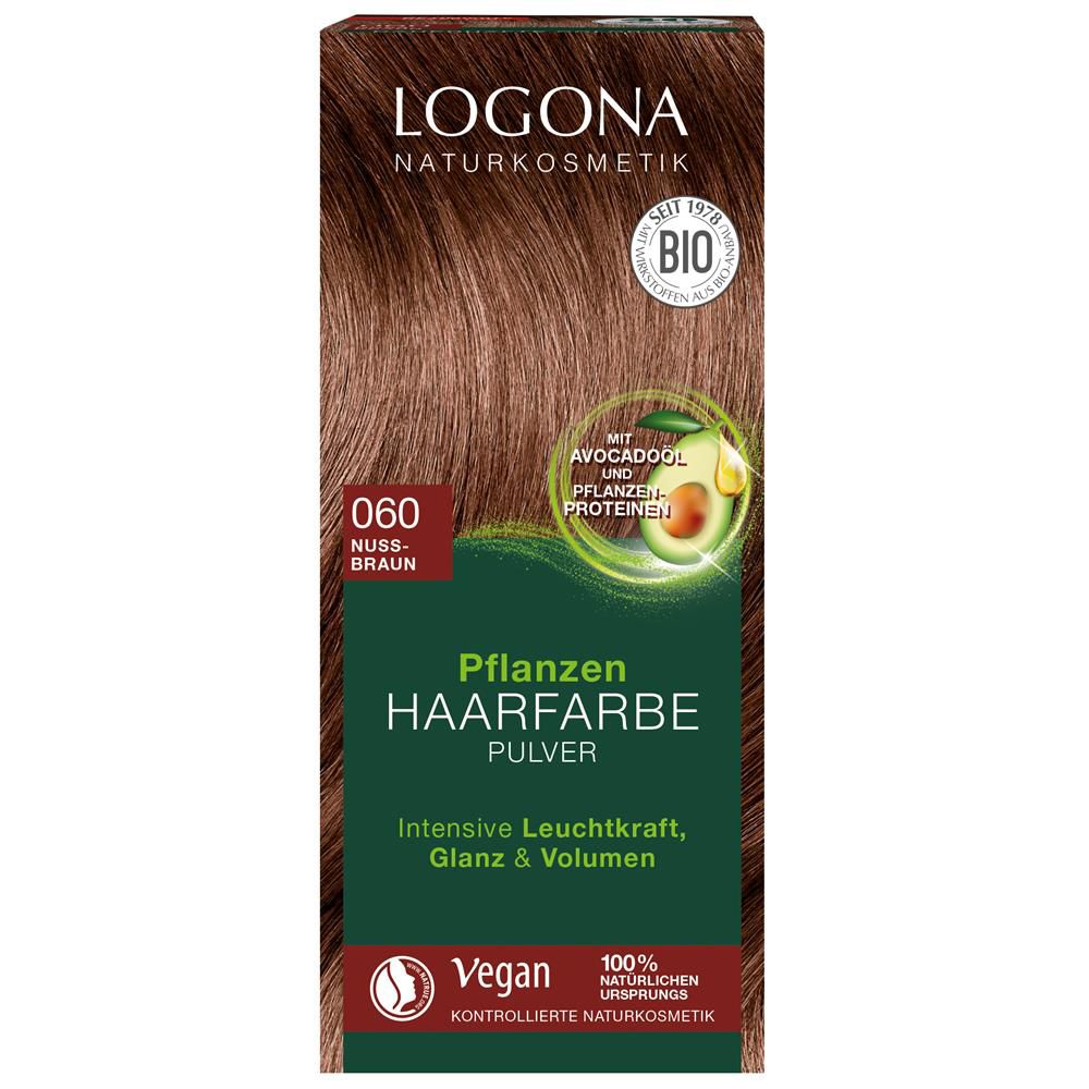 Logona Herbal Hair Color Powder - Amber Brown, 100 g