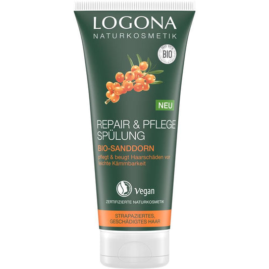 Logona Après-shampooing réparation et soin à l'argousier, 200 ml