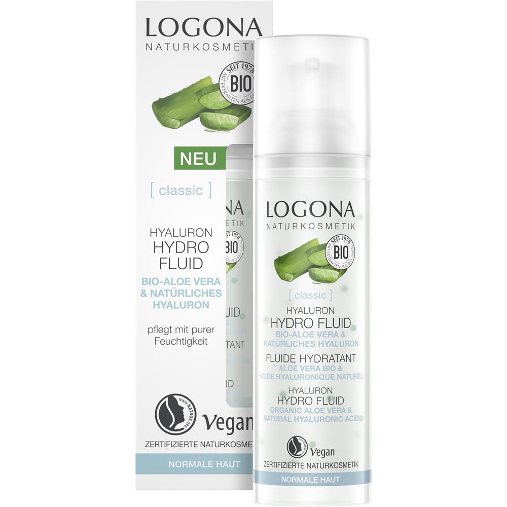 Logona Aloe Vera Hyaluron Hydro Fluid, 30 ml