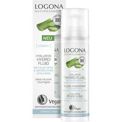 Logona Aloe Vera Hyaluron Hydro Fluid, 30 ml