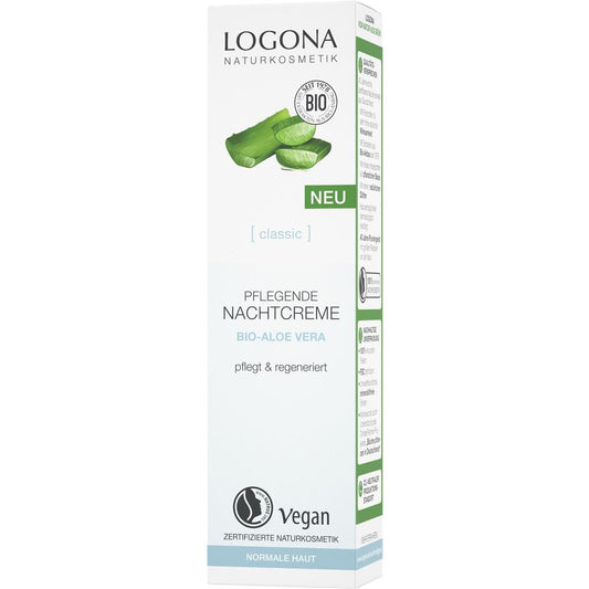 Logona Aloe Vera Nachtcreme pflegend, 30 ml